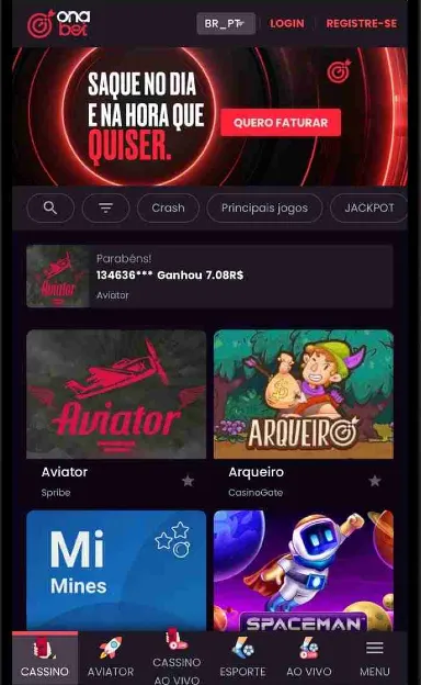 Onabet Screenshot